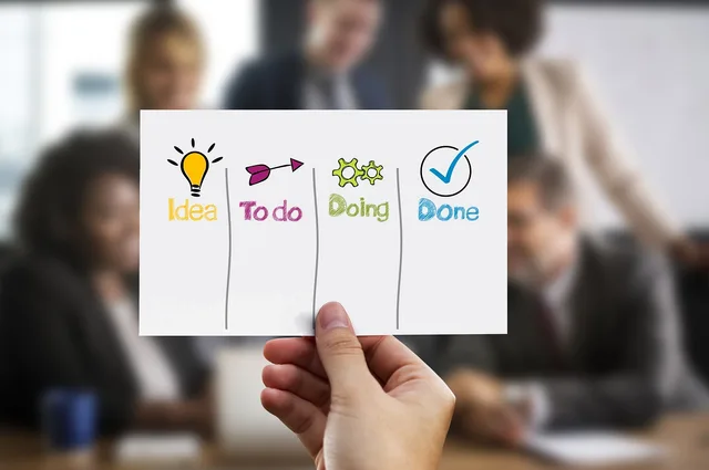 business, office, team, kanban, work, work process, to organize, structure, organization, workflow, development, planning, management, success, company, team, team, kanban, kanban, kanban, kanban, kanban, workflow, workflow, development, planning, planning, management, management, management. A web agency workflow that moves work through explicit evidence states